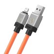 Кабель Baseus CoolPlay Series Fast Charging Cable, USB Type-A to Lightning, 2.4A, 1м, Orange (CAKW000407)