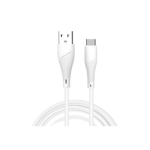Кабель WUW X196, USB Type-A to USB Type-C, 2.4А, White (6972573335589)