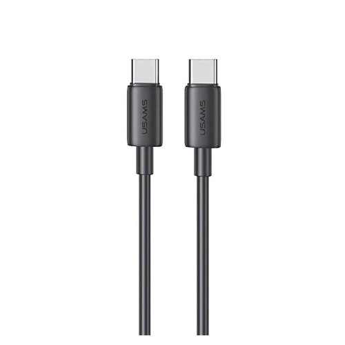 Кабель Usams SJ711, USB Type-C to USB Type-C, 60W, Black (SJ711USB01)