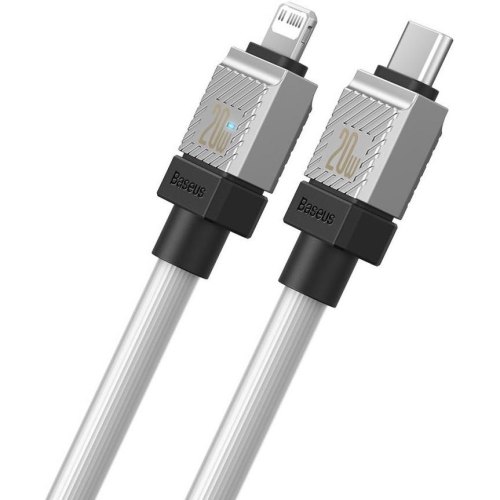 Кабель Baseus CoolPlay Series Fast Charging Cable, USB Type-C to Lightning, 20W, 2м, White (CAKW000102)