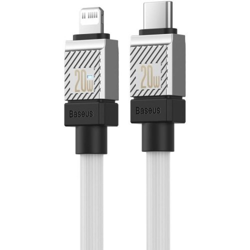 Кабель Baseus CoolPlay Series Fast Charging Cable, USB Type-C to Lightning, 20W, 2м, White (CAKW000102)
