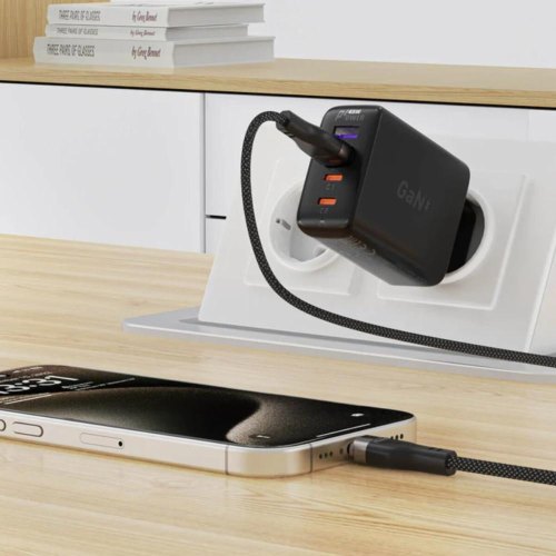 Кабель Acefact C11-04, USB Type-A to USB Type-C, 3A, 1.2м, Black (6974316280224)