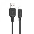Кабель Hoco X90 Cool, USB Type-A to Lightning, Black (6931474788405)