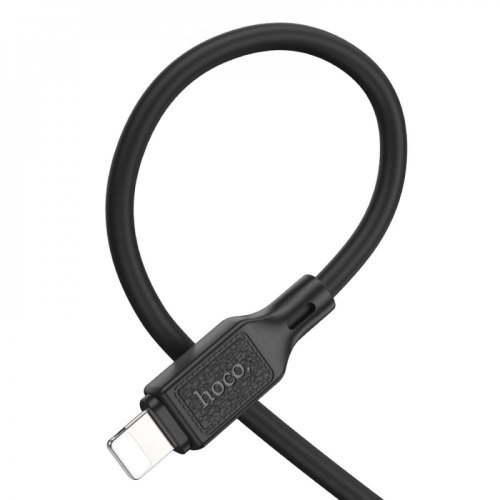 Кабель Hoco X90 Cool, USB Type-A to Lightning, Black (6931474788405)