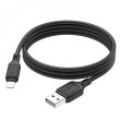 Кабель Hoco X90 Cool, USB Type-A to Lightning, Black (6931474788405)