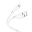 Кабель Hoco X97 Crystal color, USB Type-A to Micro USB, White (6931474799838)