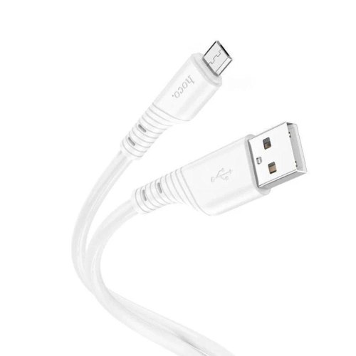 Кабель Hoco X97 Crystal color, USB Type-A to Micro USB, White (6931474799838)