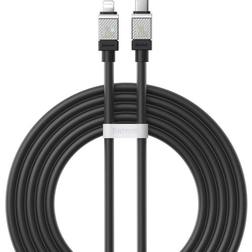 Кабель Baseus CoolPlay Series Fast Charging Cable, USB Type-C to Lightning, 20W, 2м, Black (CAKW000101)