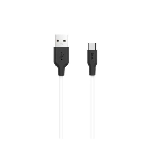 Кабель Hoco X21, USB Type-A to USB Type-C, 2A, 1м, Black/White (6957531071402)