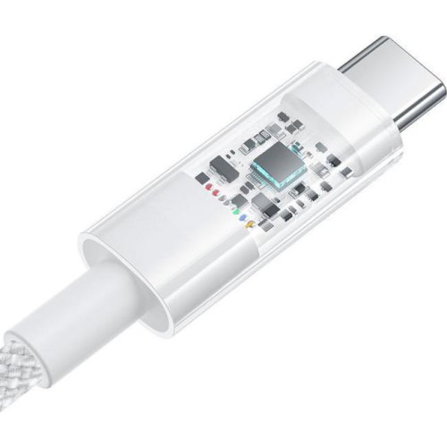Кабель Baseus Gem Fast-Charging Data Cable, USB Type-A to USB Type-C, 100W, 1м, Moon White (P10364500511-01)