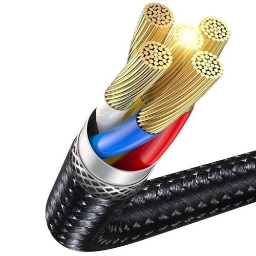 Кабель Usams US-SJ522 U71, USB Type-C to Lightning, 20W PD, 2м, Black (SJ522USB01)