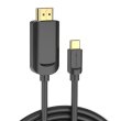 Кабель Vention, USB Type-C to HDMI 4K 30Hz, 1.5м, Black (CGUBG)