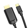 Кабель Vention, USB Type-C to HDMI 4K 30Hz, 1.5м, Black (CGUBG)