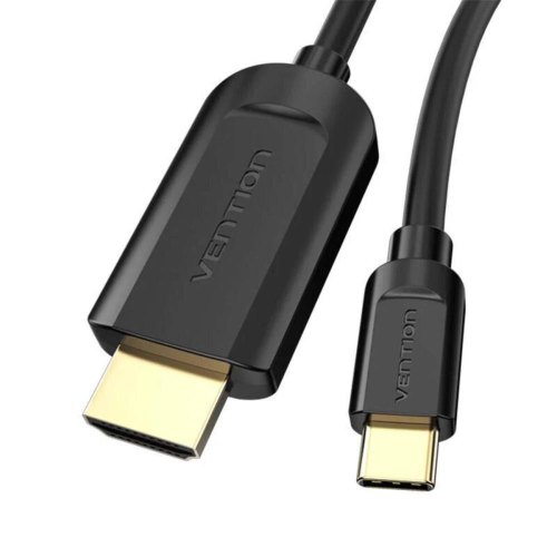 Кабель Vention, USB Type-C to HDMI 4K 30Hz, 1.5м, Black (CGUBG)