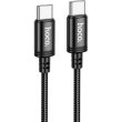 Кабель Hoco X89 Wind, USB Type-C to USB Type-C, 60W, Black (6931474784384)