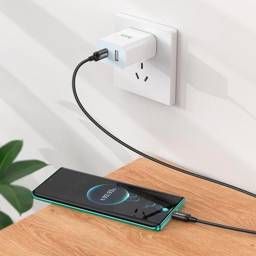 Кабель Hoco X89 Wind, USB Type-C to USB Type-C, 60W, Black (6931474784384)