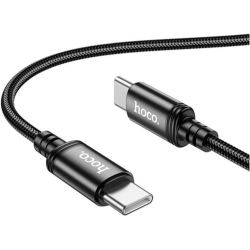 Кабель Hoco X89 Wind, USB Type-C to USB Type-C, 60W, Black (6931474784384)