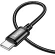 Кабель Hoco X89 Wind, USB Type-C to USB Type-C, 60W, Black (6931474784384)