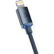 Кабель Baseus Crystal Shine Series Fast Charging Data Cable, USB Type-C to Lightning, 20W, 2м, Black (CAJY000301)