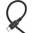 Кабель Hoco X90 Cool, USB Type-C to USB Type-C, 60W, Black (6931474788467)