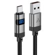 Кабель Acefact C15-04, USB Type-A to USB Type-C, Black (6974316283737)