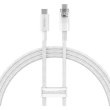 Кабель Baseus Explorer Series with Smart Temperature Control, USB Type-C to USB Type-C, 100W, 2м, Stellar White (P10319703221-01)
