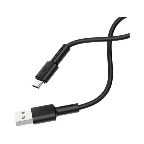 Кабель Borofone BX31, USB Type-A to USB Type-C, 3A, 1м, Black (BX31CB)