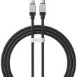 Кабель Baseus CoolPlay Series Fast Charging Cable, USB Type-C to USB Type-C, 100W, 1м, Black (CAKW000201)