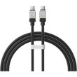 Кабель Baseus CoolPlay Series Fast Charging Cable, USB Type-C to USB Type-C, 100W, 1м, Black (CAKW000201)