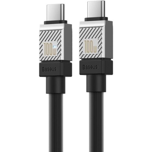 Кабель Baseus CoolPlay Series Fast Charging Cable, USB Type-C to USB Type-C, 100W, 1м, Black (CAKW000201)