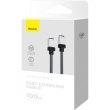 Кабель Baseus CoolPlay Series Fast Charging Cable, USB Type-C to USB Type-C, 100W, 1м, Black (CAKW000201)