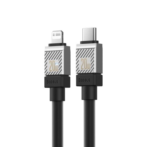 Кабель Baseus CoolPlay Series Fast Charging Cable, USB Type-C to Lightning, 20W, 1м, Black (CAKW000001)