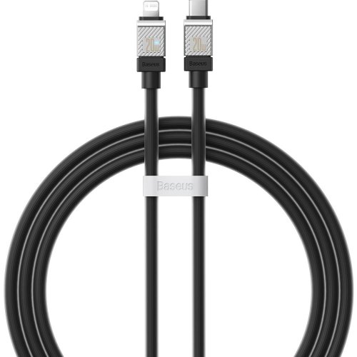 Кабель Baseus CoolPlay Series Fast Charging Cable, USB Type-C to Lightning, 20W, 1м, Black (CAKW000001)