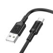 Кабель Borofone BX111 Feliz, USB Type-A to USB Type-C, 1м, Black (6941991115080)