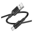 Кабель Borofone BX111 Feliz, USB Type-A to USB Type-C, 1м, Black (6941991115080)