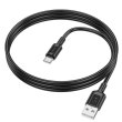 Кабель Borofone BX111 Feliz, USB Type-A to USB Type-C, 1м, Black (6941991115080)