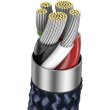 Кабель Baseus Explorer Series Auto Power-Off Fast Charging Data Cable, USB Type-C to Lightning, 20W, 1м, Blue (CATS000003)