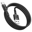 Кабель Hoco X83, USB Type-A to USB Type-C, 3A, 1м, Black (6931474770905)