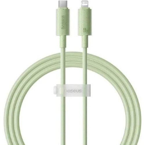 Кабель Baseus Habitat Series Fast Charging Cable, USB Type-C to Lightning, 20W, 1м, Natural Green (P10360201631-00)