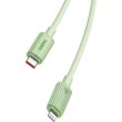 Кабель Baseus Habitat Series Fast Charging Cable, USB Type-C to Lightning, 20W, 1м, Natural Green (P10360201631-00)