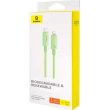 Кабель Baseus Habitat Series Fast Charging Cable, USB Type-C to Lightning, 20W, 1м, Natural Green (P10360201631-00)