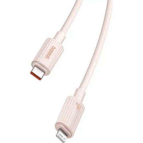 Кабель Baseus Habitat Series Fast Charging Cable, USB Type-C to Lightning, 20W, 2м, Wheat Pink (P10360201421-01)