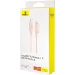 Кабель Baseus Habitat Series Fast Charging Cable, USB Type-C to Lightning, 20W, 2м, Wheat Pink (P10360201421-01)