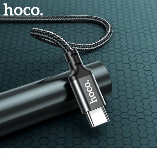 Кабель Hoco X14, USB Type-C to USB Type-C, 60W, 1м, Black (6931474752215)