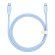 Кабель Baseus Jelly Liquid Silica Gel Fast Charging Data Cable, USB Type-C to Lightning, 20W, 1.2м, Blue (CAGD020003)