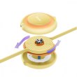 Кабель Baseus Bright Mirror 2 Series Retractable 3-in-1, USB Type-A to Micro USB/Lightning/USB Type-C, 3.5A, 1.1м, Yellow (CAMJ010011)