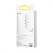 Кабель Baseus Bright Mirror 2 Series Retractable 3-in-1, USB Type-A to Micro USB/Lightning/USB Type-C, 3.5A, 1.1м, Yellow (CAMJ010011)