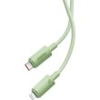 Кабель Baseus Habitat Series Fast Charging Cable, USB Type-C to Lightning, 20W, 2м, Natural Green (P10360201631-01)