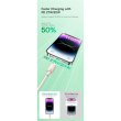 Кабель Baseus Habitat Series Fast Charging Cable, USB Type-C to Lightning, 20W, 2м, Natural Green (P10360201631-01)