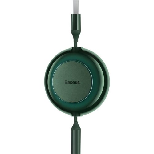 Кабель Baseus Bright Mirror 2 Series Retractable 3-in-1, USB Type-A to Micro USB/Lightning/USB Type-C, 3.5A, 1.1м, Green (CAMJ010006)